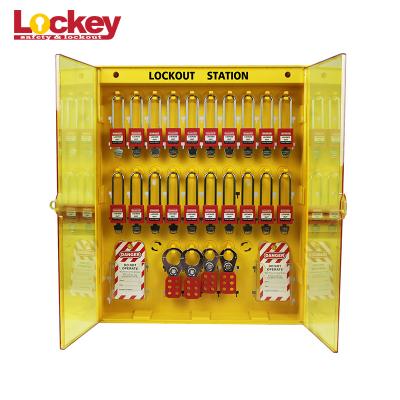 China Large Combination Lock Out Station Board Group Lockout Padlock Loto Station for sale