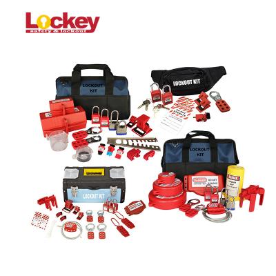 China Combination Safety Portable Group Electrical Lockout Kit Loto Tagout Devices OEM for sale