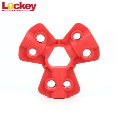 China Red Nylon PA Pneumatic Lockout Quick - Disconnect Fire12 13 16mm Screwed Joints for sale