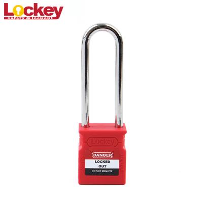 China Abs Master Keyed Alike Safety Padlocks Lockout Tagout 76mm Steel Shackle for sale