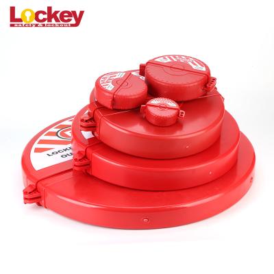 China Red Security Durable Polypropylene ABS Safety Lock Gate Valve Lockout Tagout for sale