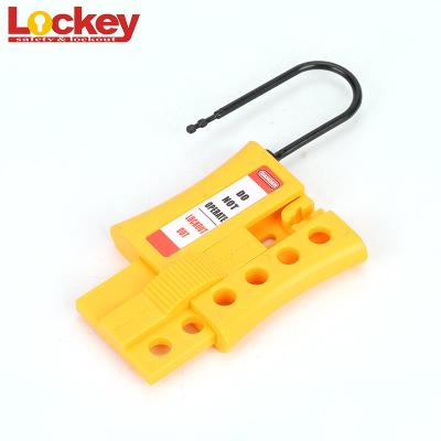 China Insulated Nylon Safety Emergency 4 Hole Lockout Loto Hasp With PA Shackle for sale