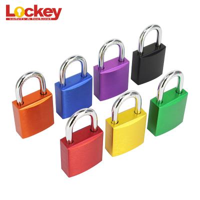 China Industrial Keyed Colorful Aluminum Safety Lockout Padlocks for sale