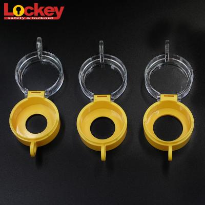 China Safety Push Button Lockout Device Transparent PC Button Switch Lock Out for sale