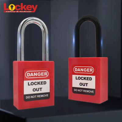 China Industrial Isolation Locks Steel Shackle 38mm Lockout Padlock for sale