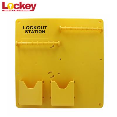 China Combination Abs Open Padlock Hasp Lockout Station Board for sale