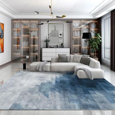 China Rectangle Faux Fur Print Dye 3D Bond Mat Sofa Living Room Bedroom Floor Fluffy Carpet Custom Washable Anti-Slip Washable Area Rug for sale