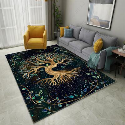 China Washable Custom Anti-skid Carpet Living Room Bedroom Girl Floor Mat Large Area Household Bedside Single Sofa for sale