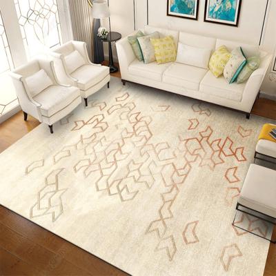 China 3D Printing Faux Fur Rectangle Custom Washable Anti Slip Washable Area Rug Anti Slip Mat Sofa Living Room Bedroom Floor Mat for sale