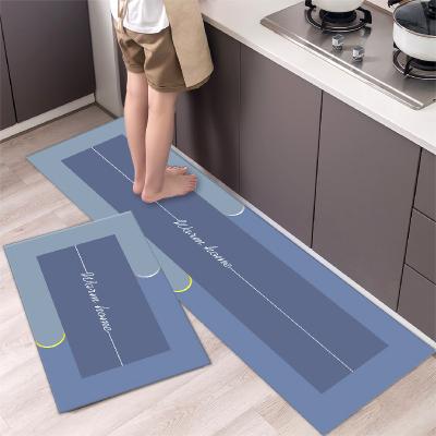 China Washable Kitchen Mat Anti Fatigue Comfort Floor Carpet Waterproof Custom Kitchen Mats for sale