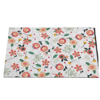 China Washable Cheap Custom Non Slip Floor Mat Printed Soft Bedroom Mat for sale