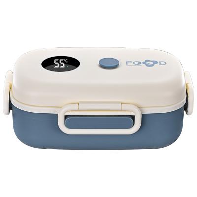 China 2023 New Product Ideas Heatable Kitchen Temperature Display Insulated Lunch Box With Bag for sale