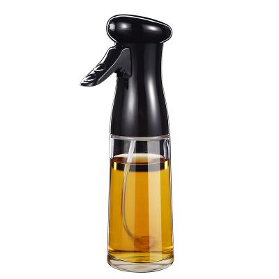 China 2022 Amazon Success Atomization Spray Glass Oil Bottle Barbecue Viable Plastic Oil Bottle For Cooking for sale