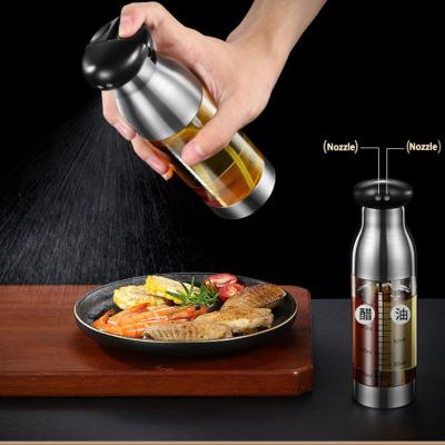 China Best Selling Products Stocked on Amazon 2022 Double Head Olive Spray Bottles for BBQ Kitchen Tools for sale