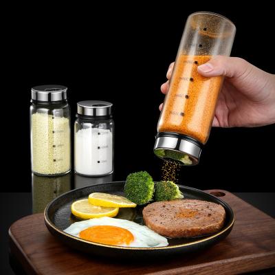 China 2023 New Arrival Kitchen Spice Jar Spice Container Viable Glass Bottles For Spices for sale