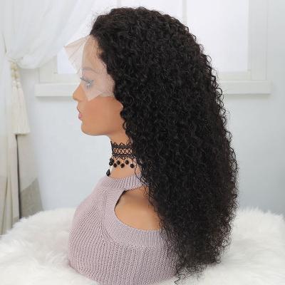 China Wholesale Price Water Wave Brazilian Virgin Hair 100% Full Density Transparent Lace Front Wigs Hd Water Wave Wigs for sale