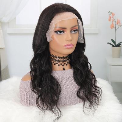 China Factory Hd Natural Unprocessed Transparent Lace Front Wig Brazilian Water Wave Long Virgin Water Wave Human Hair Full Wigs Custom Made for sale