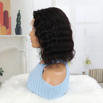 China Curly Curly Hot Sale Cuticle Aligned Hot Seller HD Unprocessed Virgin Hair Natural Transparent Lace Front Wigs for sale