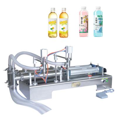 China Food Beverage Beverage Filling Machine Semi Automatic Liquid Liquid For Small Bottle Single/Double Head Beverage Liquid Filling Machine for sale