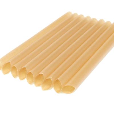 China Disposable Eco - Friendly Compostable Sugarcane Drinking Bagasse Biodegradable Sharp Straws for sale