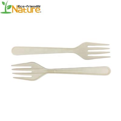 China Factory Wholesale Price Disposable Knife Fork Food Grade Cornstarch Plastic Cutlery for sale