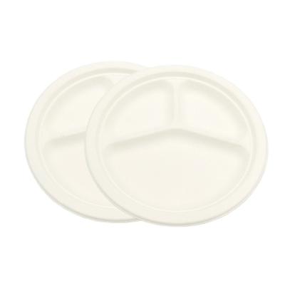 China Wholesale High Quality Round Party Minimalist Cornstarch Plates Chinese Manufacturer for sale