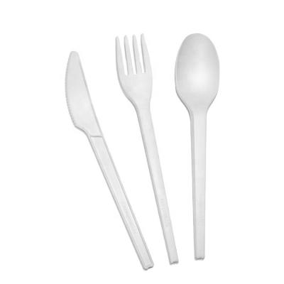 China CPLA Disposable 6.5 Inch Cutlery Biodegradable Compostable Set for sale