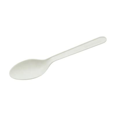 China 100% High Quality Disposable Tableware 5 Inch CPLA Biodegradable And Compostable Cutlery Spoon For Food for sale