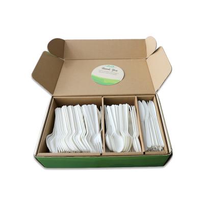 China Disposable 6 / 6.5 / 7 inch CPLA Cutlery Biodegradable Compost Cutlery Cutlery CPLA for sale