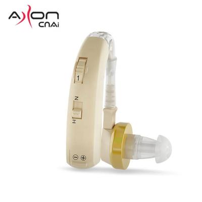 China Modarate Personal Hearing AXONCNAI Hearing Aids Amplifier Ear Hearing Aid For Deaf With Color Box Item Packing Cheap Price F-137 for sale