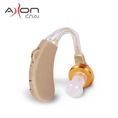 China Modarate Hearing AXONCNAI BTE Rechargeable Hearing Aids Hearing Aids With Designed Digital Chip Noise Canceling Hearing Sound Amplifier V-189 for sale