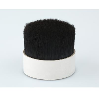 China Paint Brushes Natural Hogs Hair Black White Grey Hard Bristles Pure Pig Hair for Brushes for sale