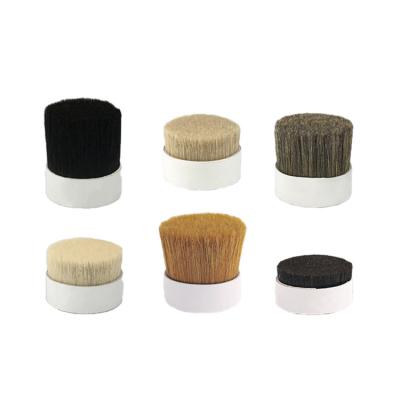 China Others Manufacturer Specializes Specialized in Various Color Pure Pig Hair Bristles for Industrial Brushes for sale