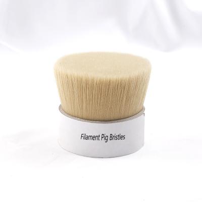 China Paint Brushes White Tapered Synthetic Filament Pig Hair Bristles for Paint Brush Raw Materials for sale