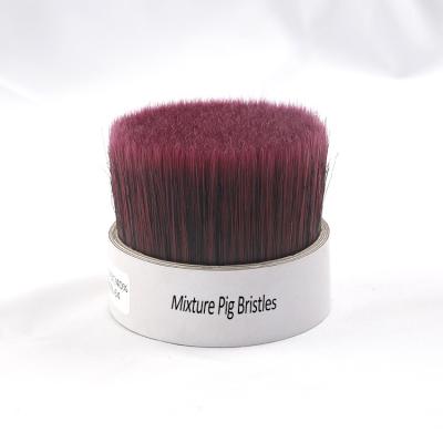 China Paint Brushes OEM ODM Mixture Pig Hair Brsitles 40% Bristle Mixed 60% Synthetic Filament for sale