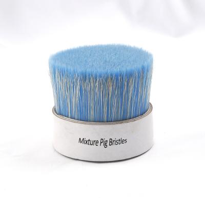 China Others Mixture Blue Hollow Tapered Brush Filament Mixture Bristles Pig Hairs for Paint Brush for sale