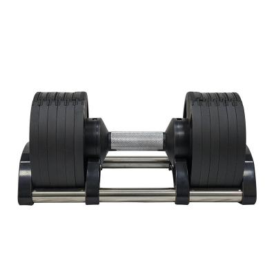 China Quickly Adjustable Dumbbell In Running Fitness Equipment Gym Weights Adjustable Dumbbell Set For Bodybuilding Custom Dumbbell Adjustable for sale