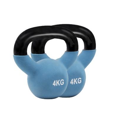 China Universal Fitness Cement Kettlebell Set With Stand Weights Training Equipment Frosting Low Handle Gym Flat for sale