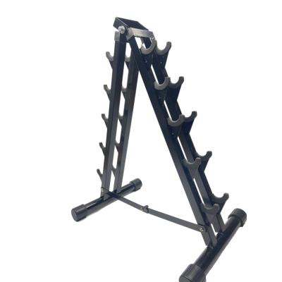 China Best Selling Quality Widely Used Indoor Five-Row Rack Durable Adjustable Dumbbell Rack for sale