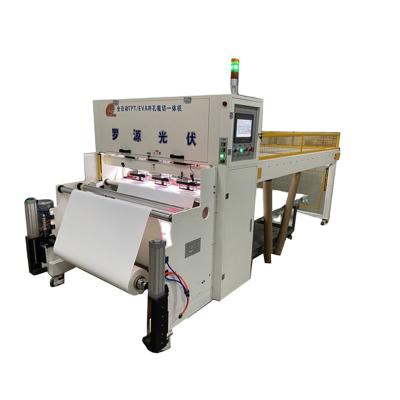 China Cut ETA TPT EVA/TPT Cutting Machine for Solar Panel Production Line with Electric Knife Easy Operation for sale