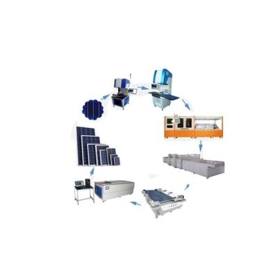 China 1MW System 1MW Solar Panel Making Machine Assembly Line for sale