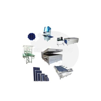 China Industrial High Efficiency Lower Investment Semi Automatic 1 MW Solar Panel Production Line for sale