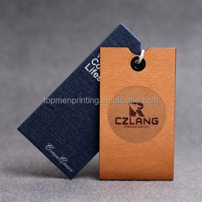 China 2015 Viable High Quality Custom Paper Clothing Tag , Fancy Clothing Hang Tag for sale