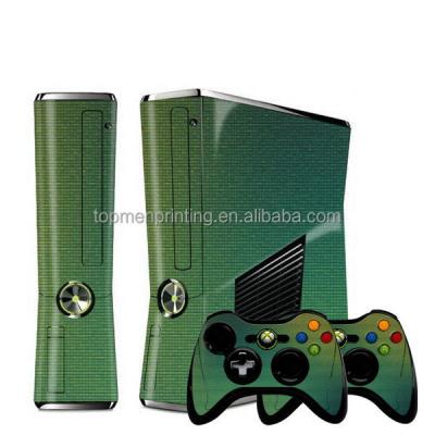 China sticker forxbox 360 controller with wooden grain pattern top tier promotional sticker skin for xbox 360 slim for sale