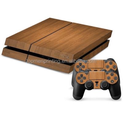 China Wood grain make the console devices close to nature and cool with sticker for ps4 controller for sale