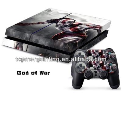 China god of war skin for ps4 controller, classic movie scenes vinyl sticker for ps4 for sale