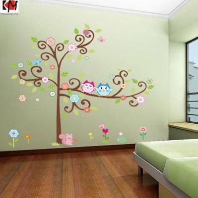 China 2018 New Design Sticker Kids Tree Decal Tree Beautiful Nature Wallpaper 3D Tree for sale