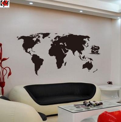 China High Quality World Map Wall Stickers High Quality World Map Wall Stickers For Living Home Decoration for sale