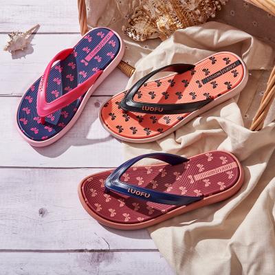 China LUOFU Commercial Fashion Beach EVA Flip Flop CUSHIONING For Lady for sale