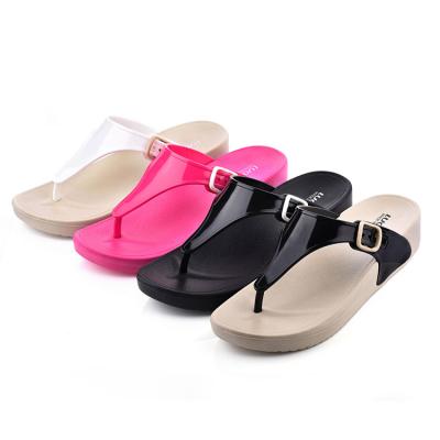 China Rubber Beach Flip Flops For Women Ladies Lightweight Outdoor Trend LUOFU EVA Summer Beach Slippers Fashion Eva for sale